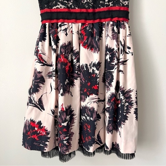 Anthropologie Peter Som x Made In Kind Brushstroke Blossoms Cocktail Dre… - Picture 8 of 14